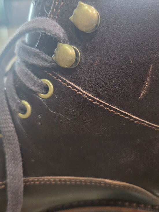 Timberland Dark Brown Leather Lace-Up Boots